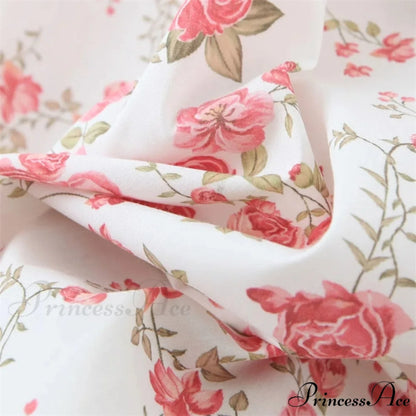 Hot Milkmaid Floral Charming Split Midi Dress