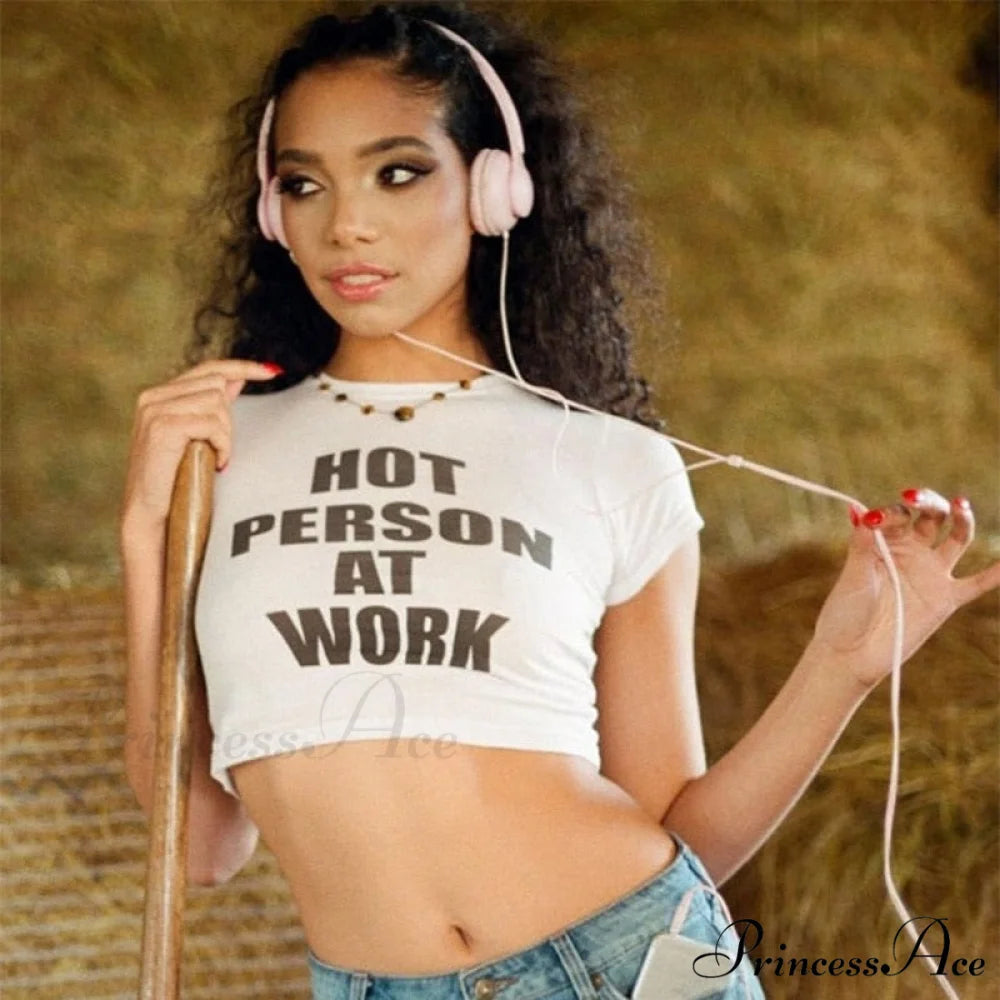 Hot Person At Charming Work Graphic Tee
