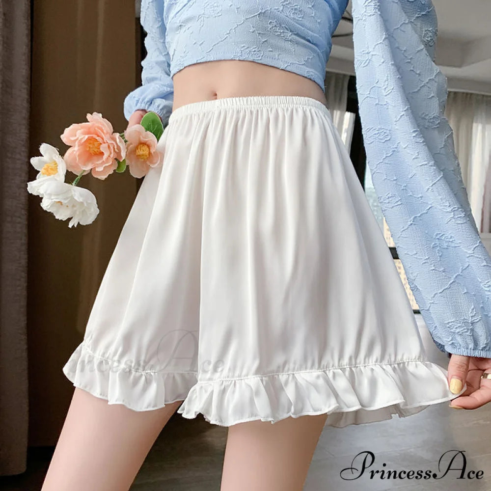 Ice Silk Safety Short Pants white / 38-55kg