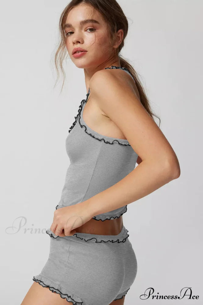 Idalia Corset Top Charming + Shorts Set