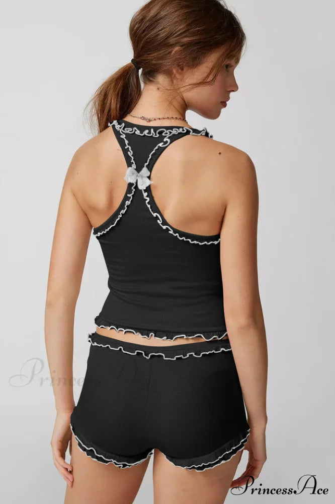 Idalia Corset Top Charming + Shorts Set