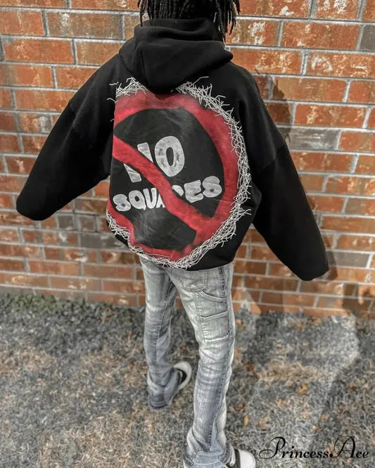 Illustrated Graphic Printed Hoodie hoodies-241228