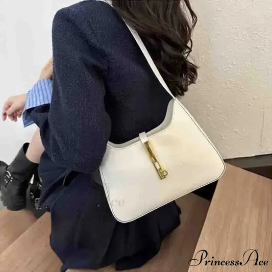 Imitation Suede Retro Traveler Shoulder Bag White / 26.5x6x15.5cm shoulder-250126