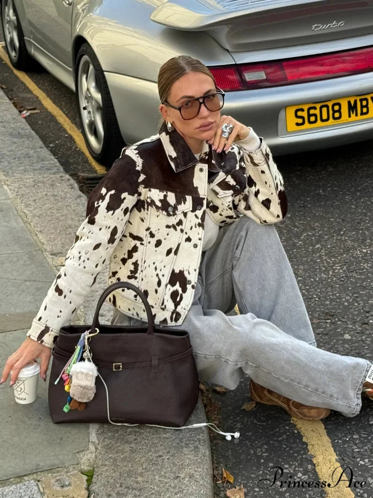 Imprinted Collar Velvet Jacket coats-241228