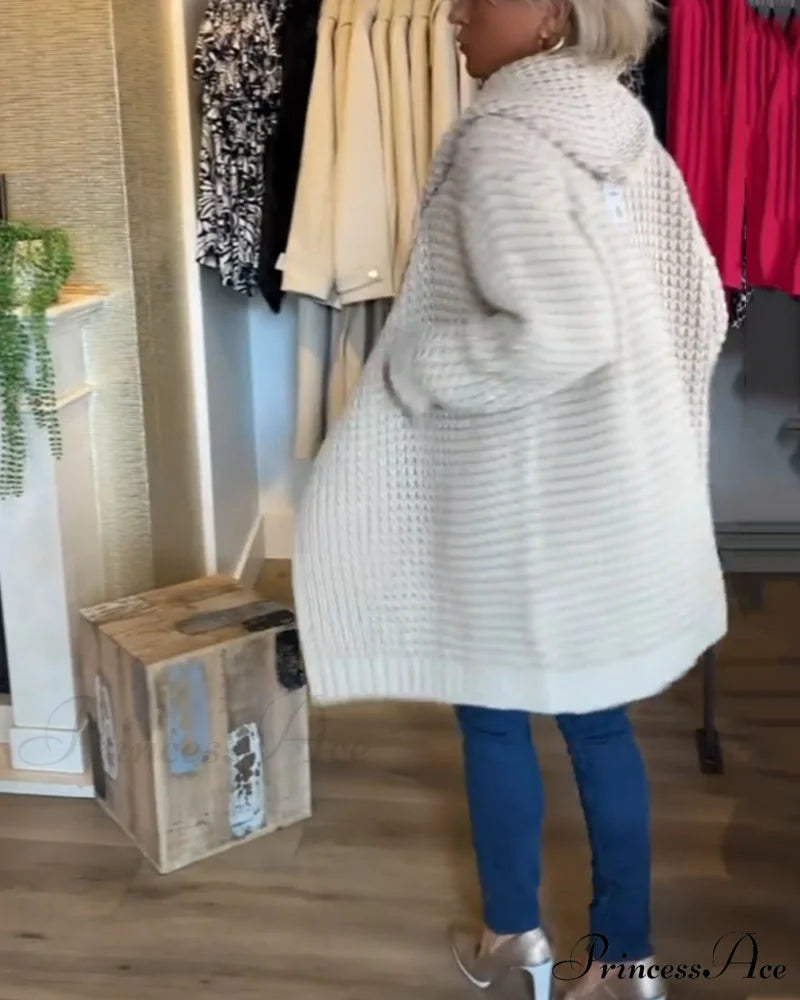 in solid Cardigan a color