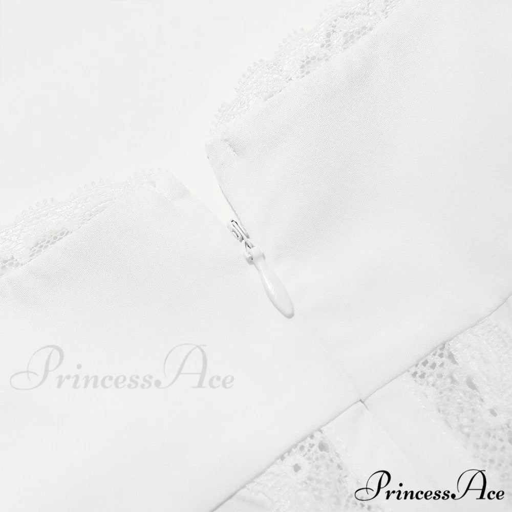 In the Clouds Charming Corset Bustier Midi Dress