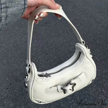 Informal Adorable Ivory Star Shoulder Purse shoulder-250126