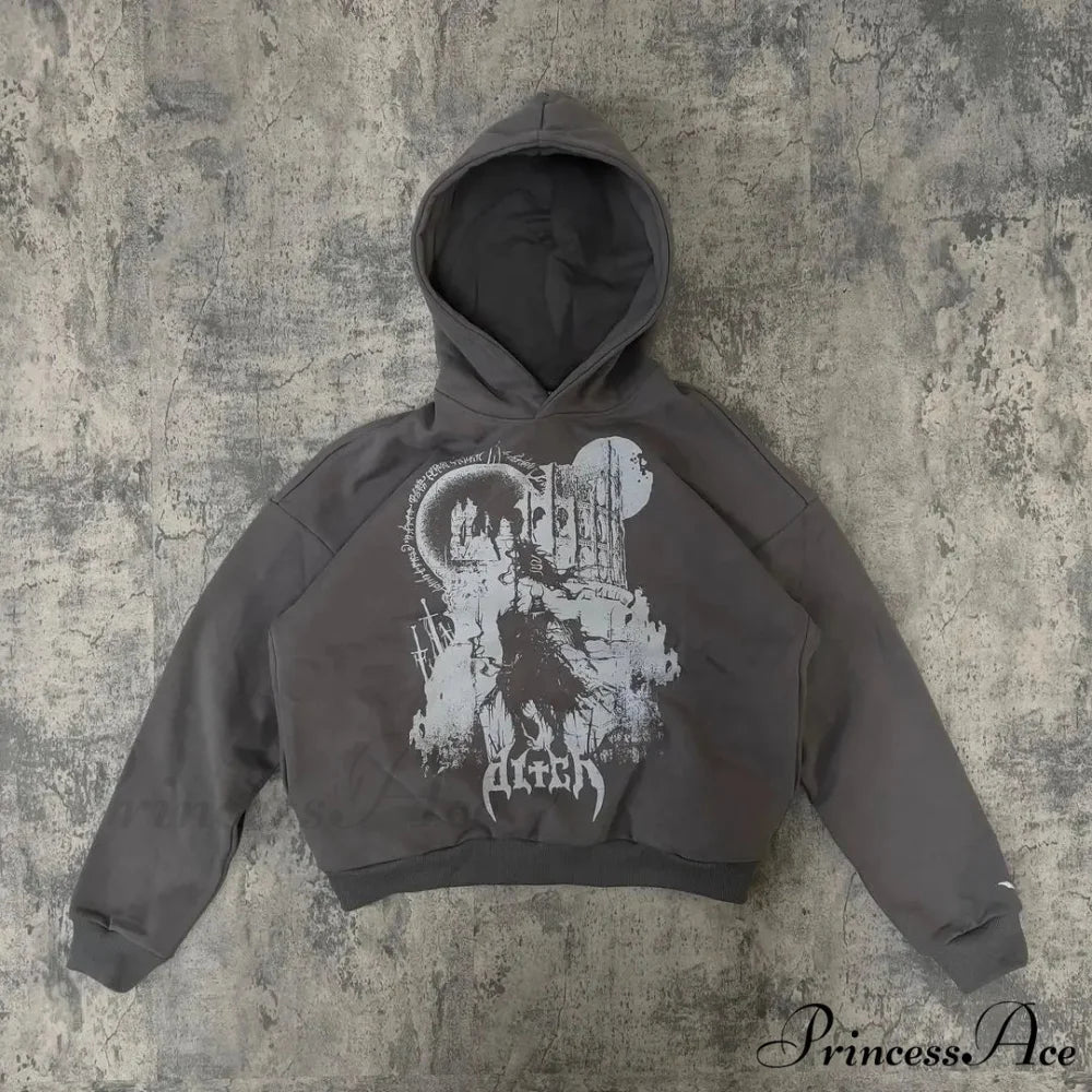 Informal Fashionable Rap Hoodie black 4 / S hoodies-241228