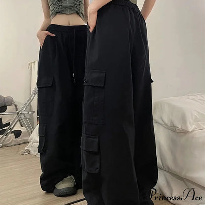 Informal Harajuku 2000s Cargo Trousers pants-241228