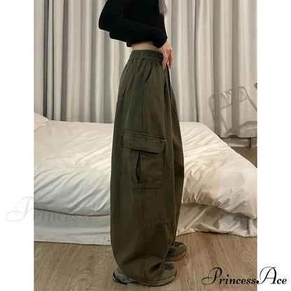 Informal Harajuku 2000s Cargo Trousers pants-241228