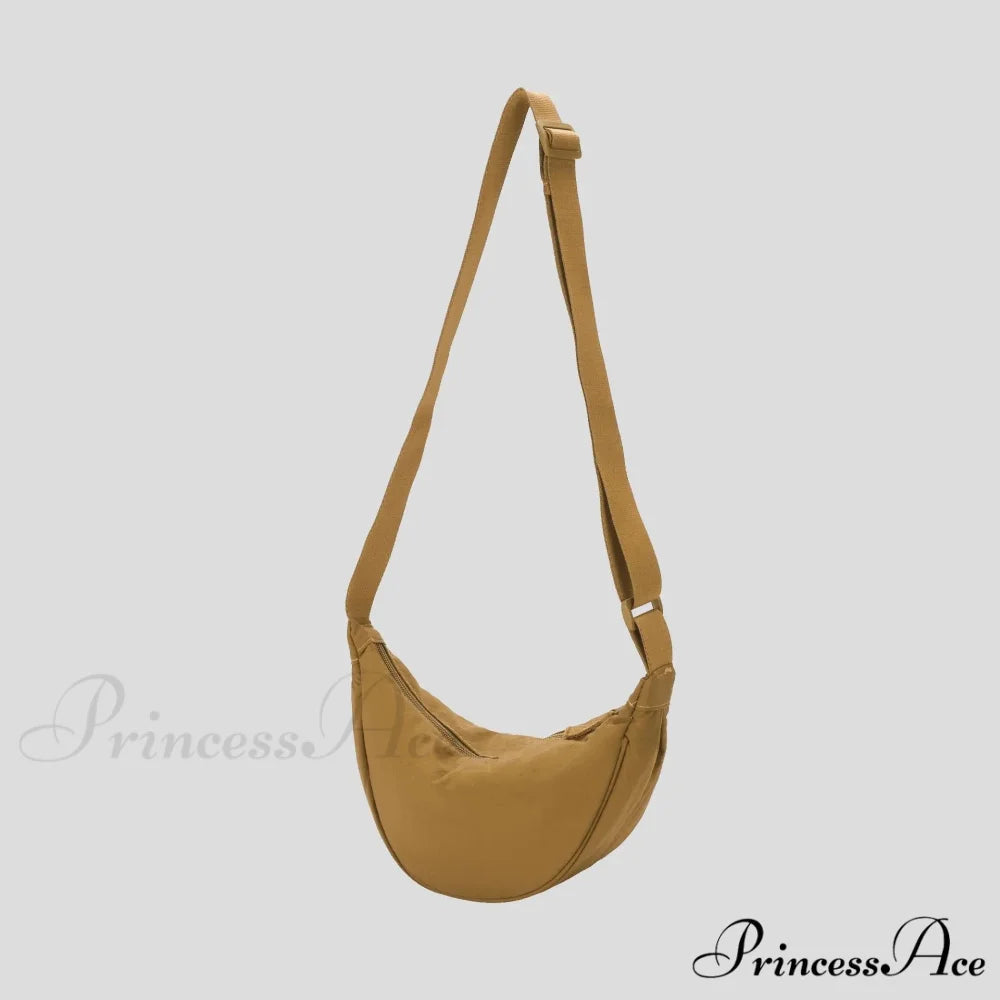 Informal Nylon Creator Hobos Crossbody Bag Yellow crossbody-250126