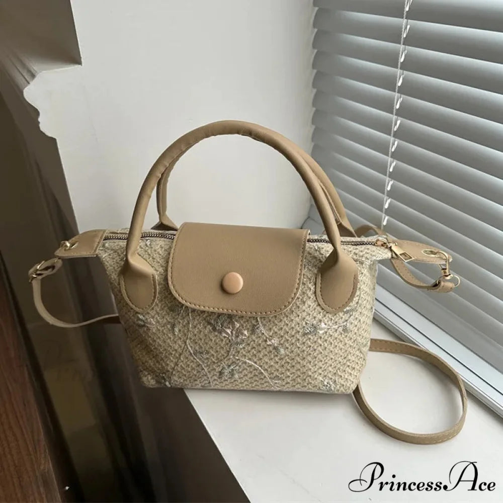 Informal Straw Crossbody Bag Journey Beach Purse handbag-250126