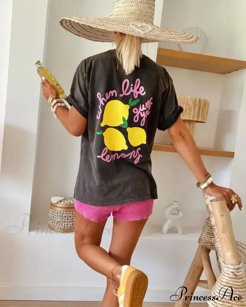 Informal Streetwear Gothic Extended Sleeve Shirt black / S t-shirt-250223