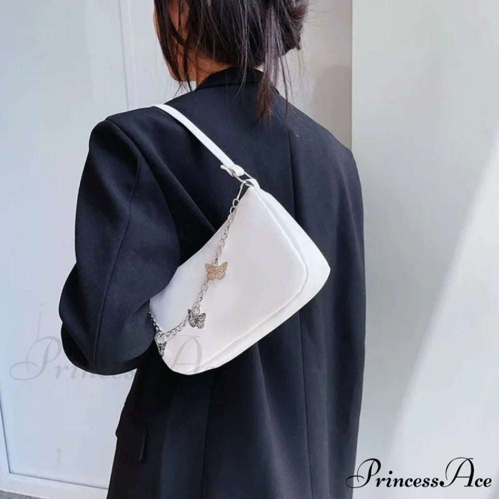 Insect Chain PU Leather Journey Shoulder Bag shoulder-250126