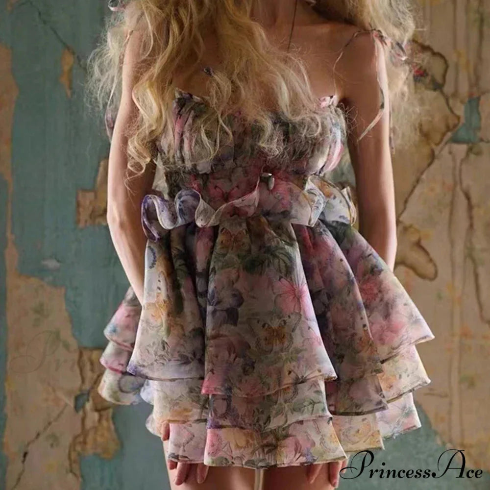 IRENA Elegant MINI DRESS S / Print