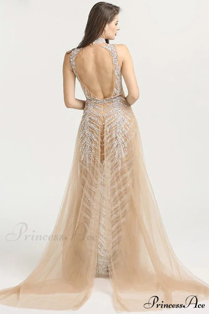 Irina Beaded Graceful Maxi Dress