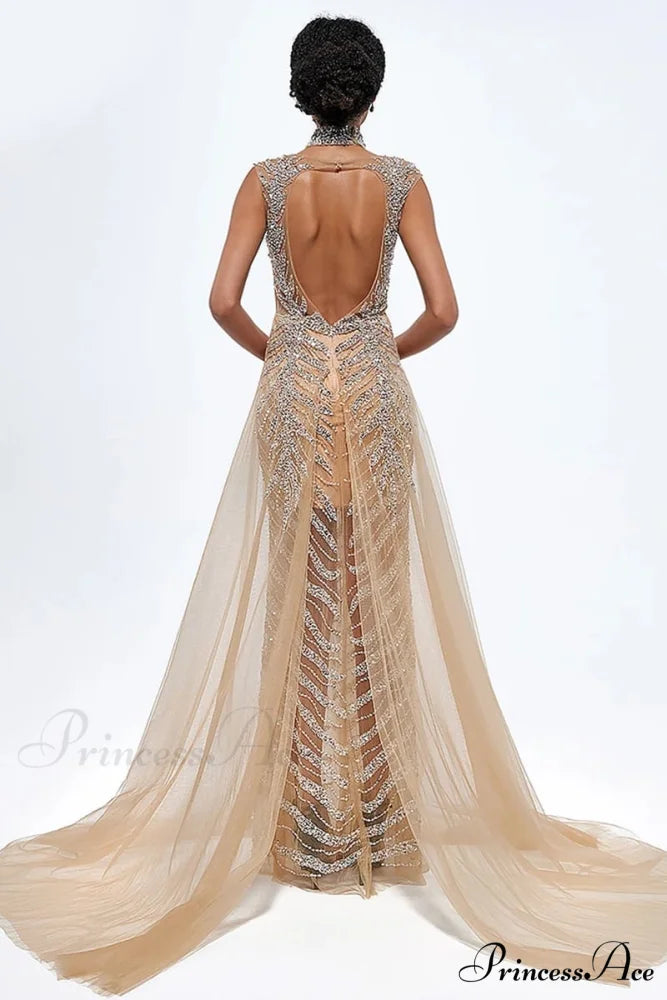 Irina Beaded Graceful Maxi Dress
