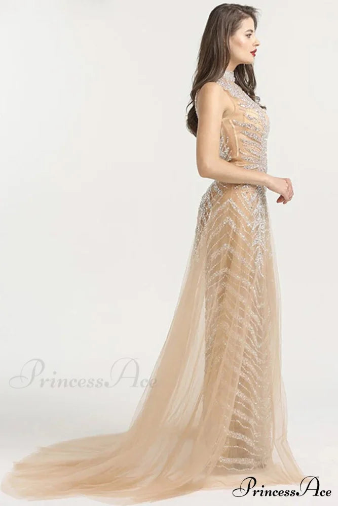 Irina Beaded Graceful Maxi Dress