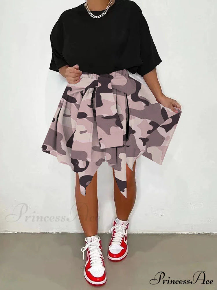 Irregular Buttoned Graceful Rib Crop Top