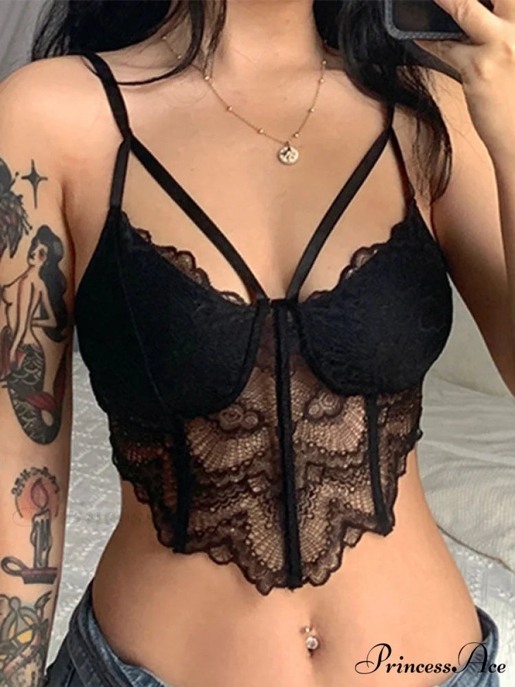 Irregular Hem Halter Trendy Crop Tank Top Black / S