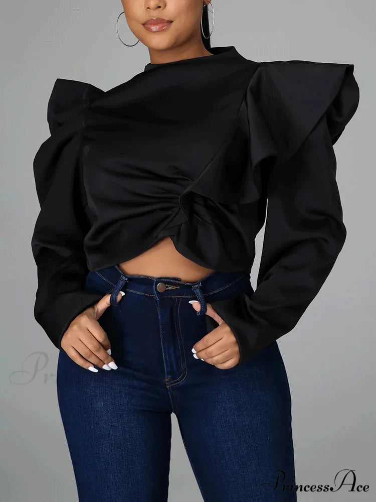 Irregular Tiered Graceful Midi Skirt