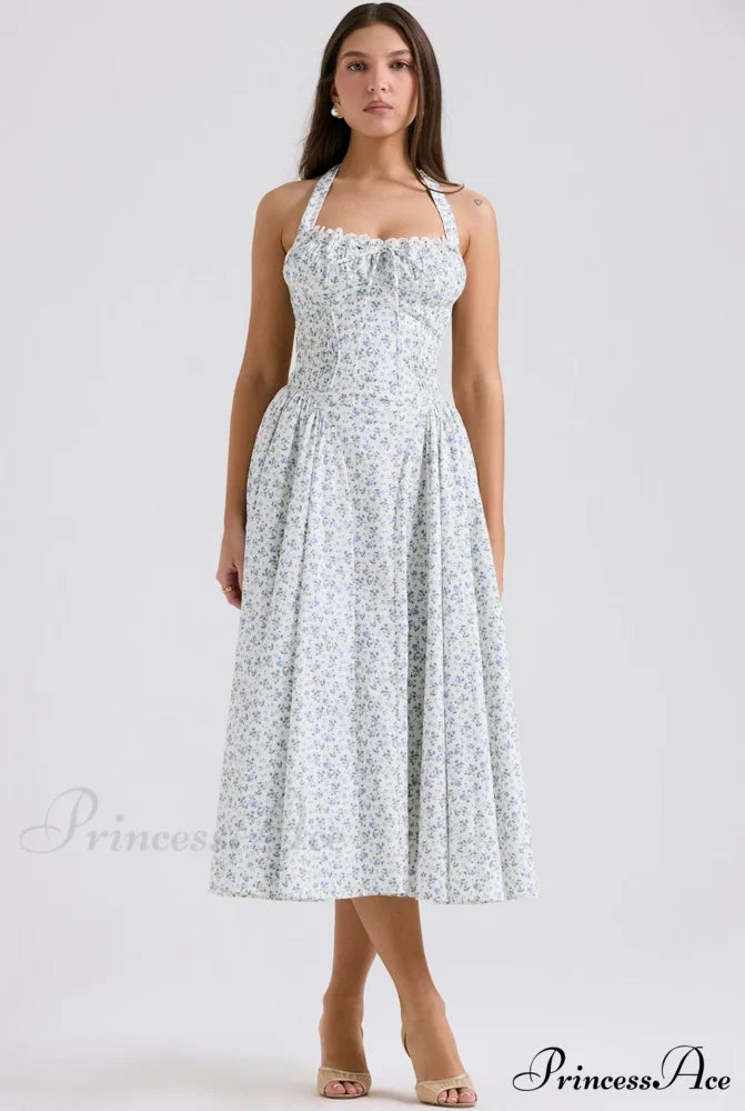 Isolde Floral Stylish Midi Dress