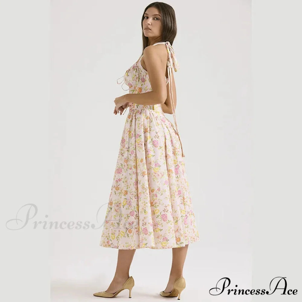 Isolde Floral Stylish Midi Dress