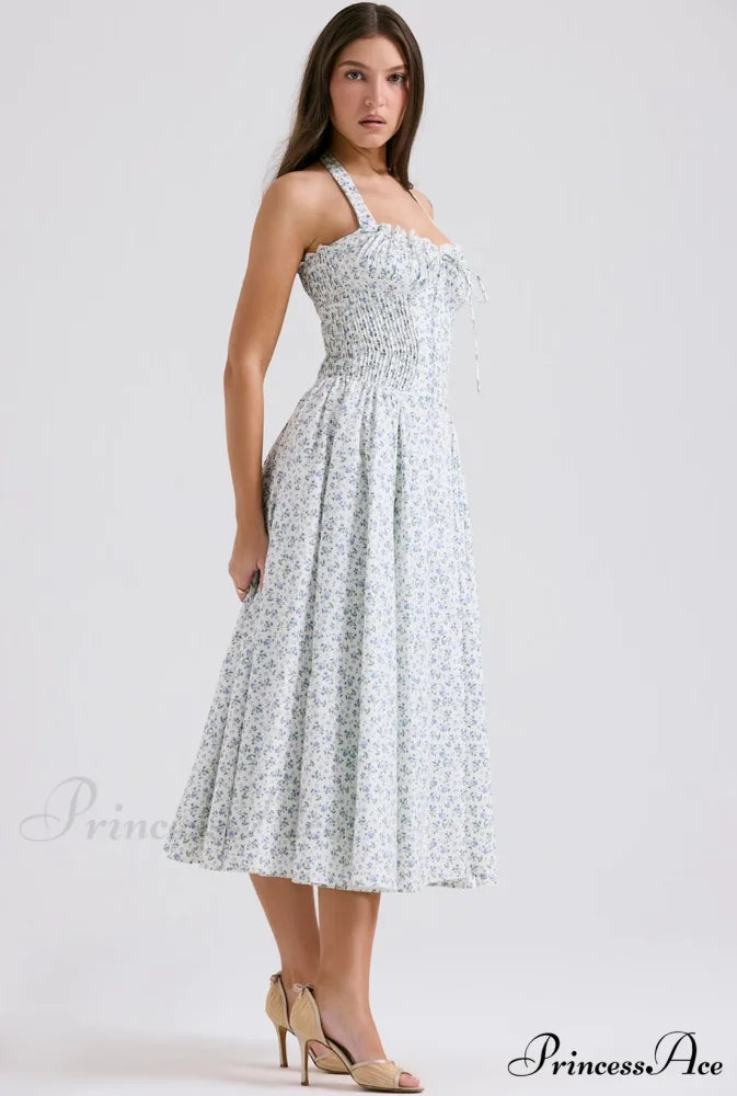 Isolde Floral Stylish Midi Dress