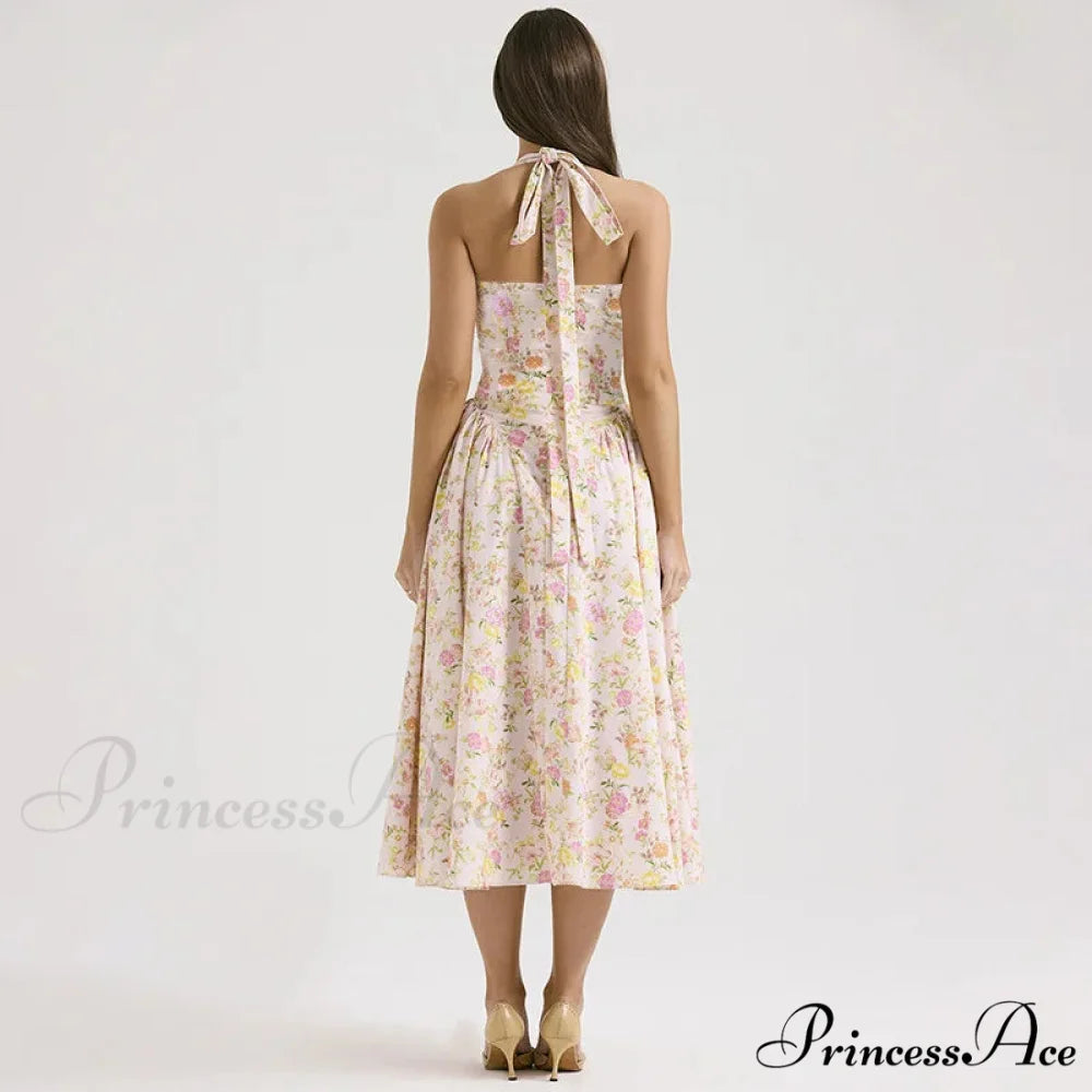 Isolde Floral Stylish Midi Dress