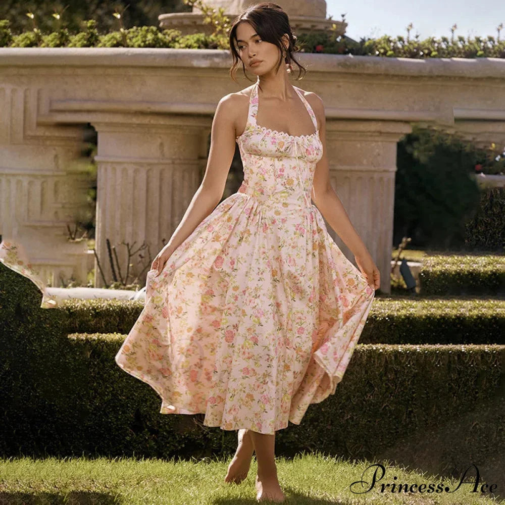 Isolde Floral Stylish Midi Dress