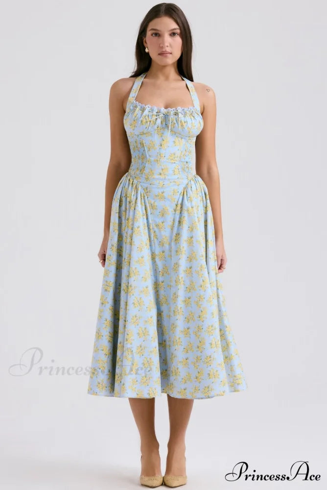 Isolde Floral Stylish Midi Dress