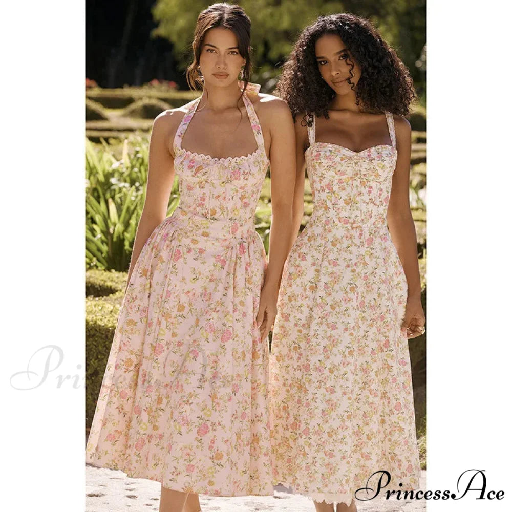 Isolde Floral Stylish Midi Dress