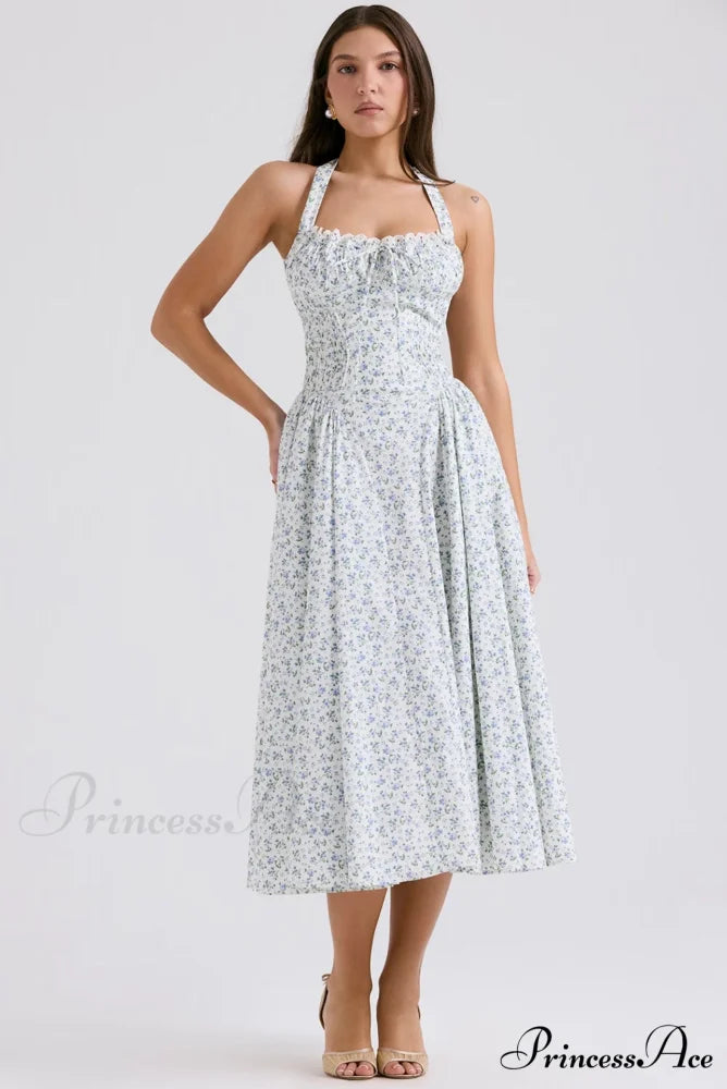 Isolde Floral Stylish Midi Dress