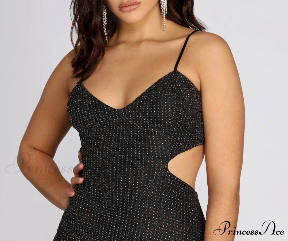 It’s Lit Stylish Glitter Dress