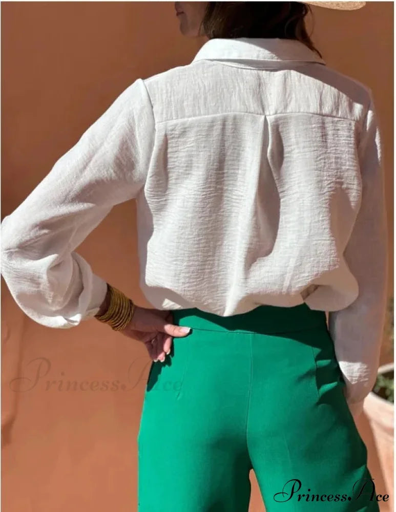 Ivory Cotton Linen Lace Floral Embroidery Boho Top bohoblouse-250126