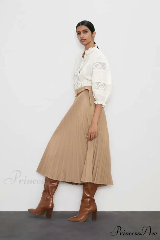 Ivory Lace Puff Sleeve Cotton Floral Embroidery Bohemian Top bohoblouse-250126