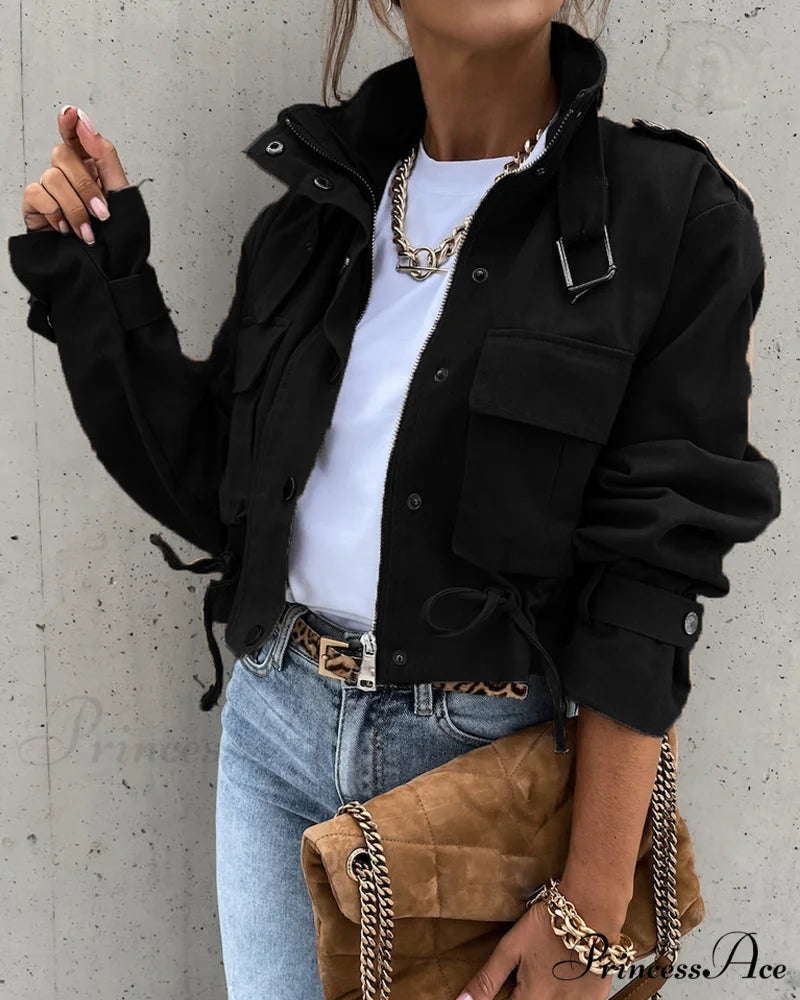 jacket featuring convenient Casual pockets