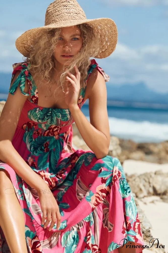 Jaclyn Smocked Stylish Maxi Dress