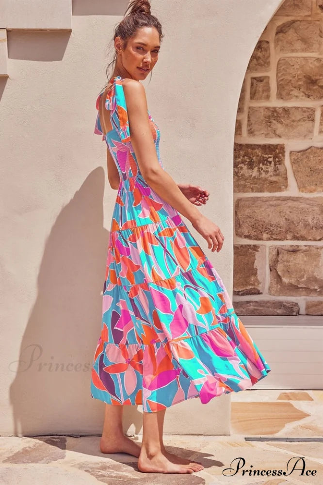 Jaclyn Smocked Stylish Maxi Dress