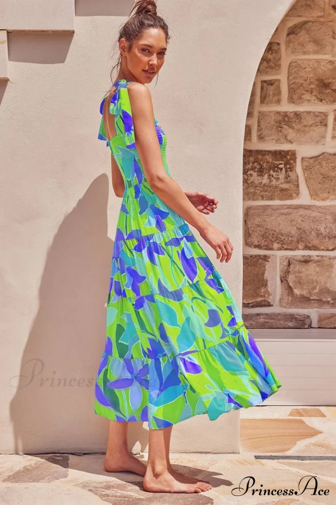 Jaclyn Smocked Stylish Maxi Dress