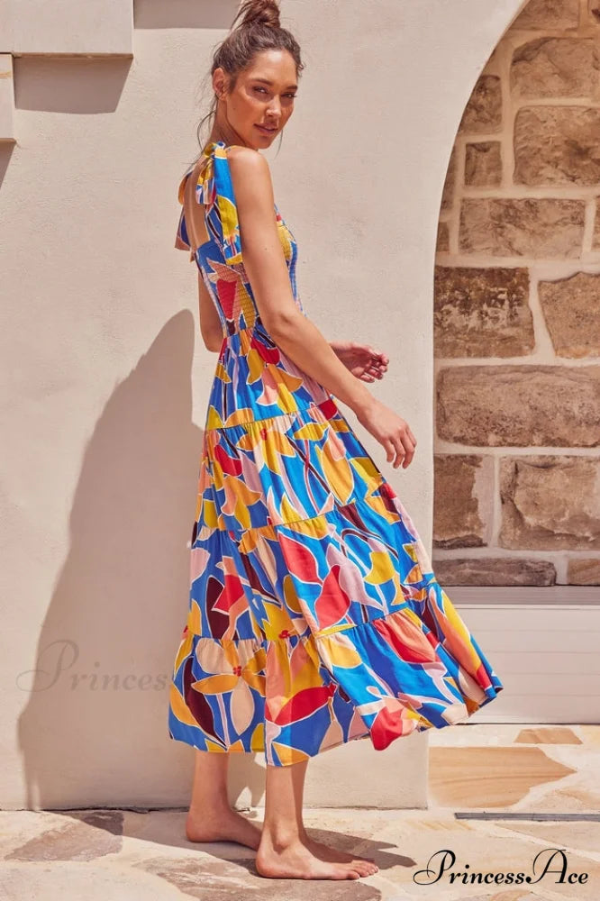 Jaclyn Smocked Stylish Maxi Dress