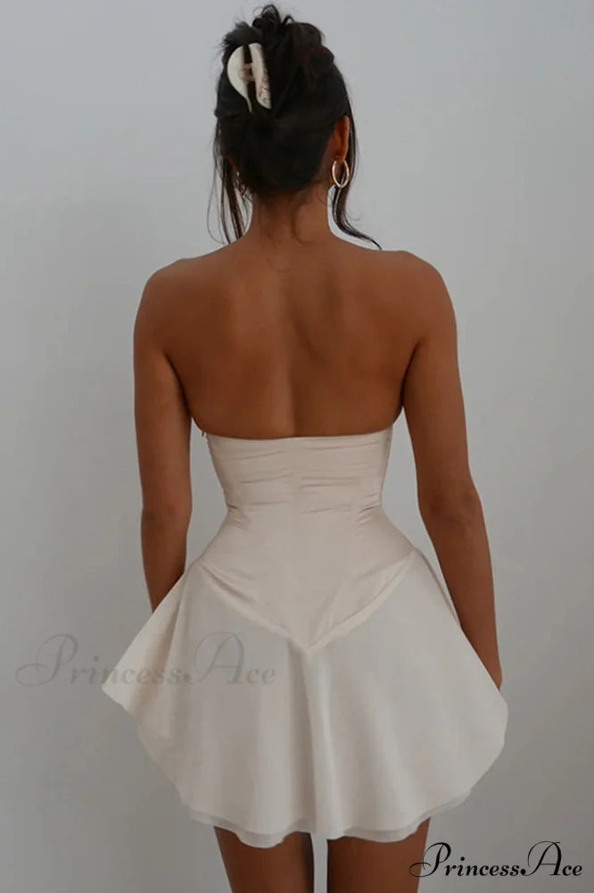 Jacqueline Strapless Stylish Corset Mini Dress