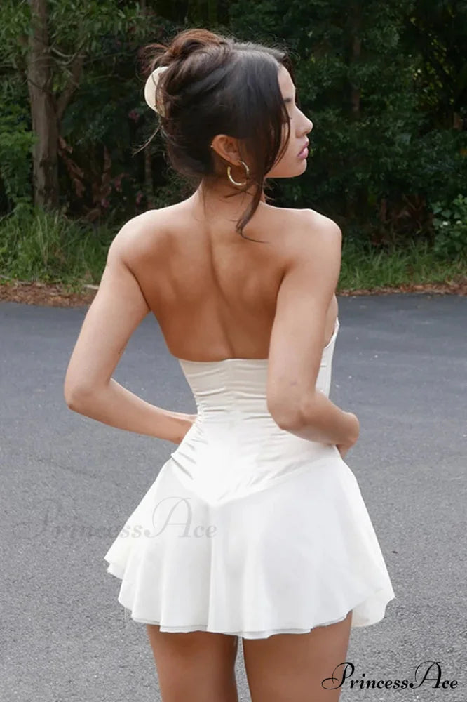 Jacqueline Strapless Stylish Corset Mini Dress