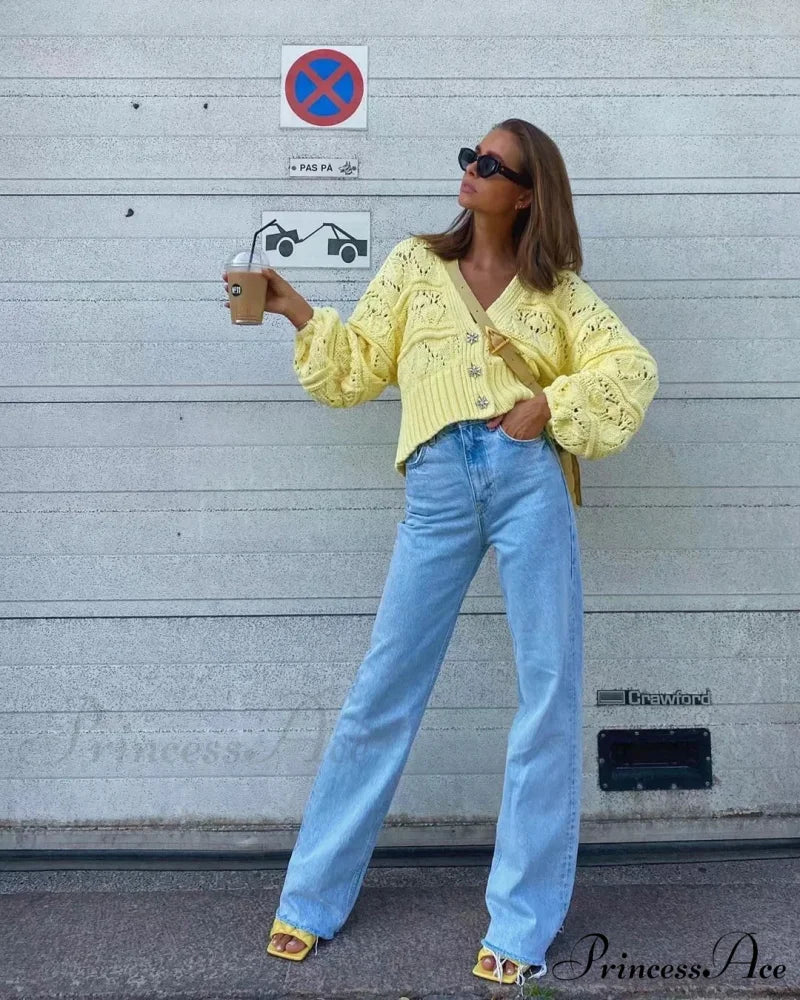 JANAE Elegant JEANS Light blue / XS
