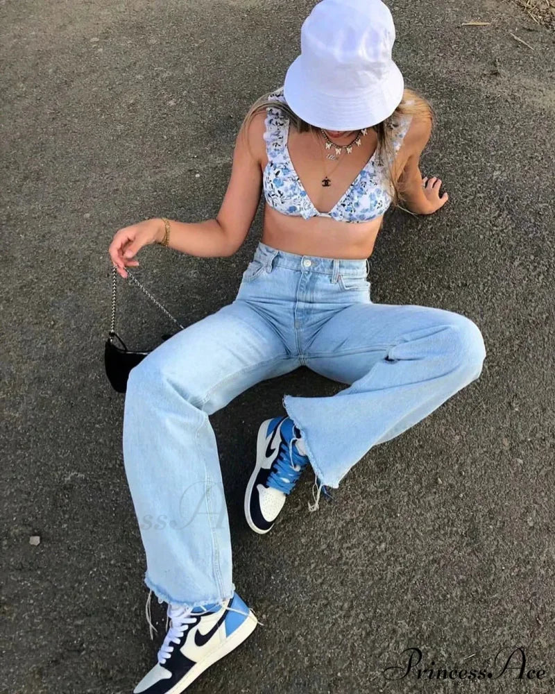 JANAE Elegant JEANS White / XS