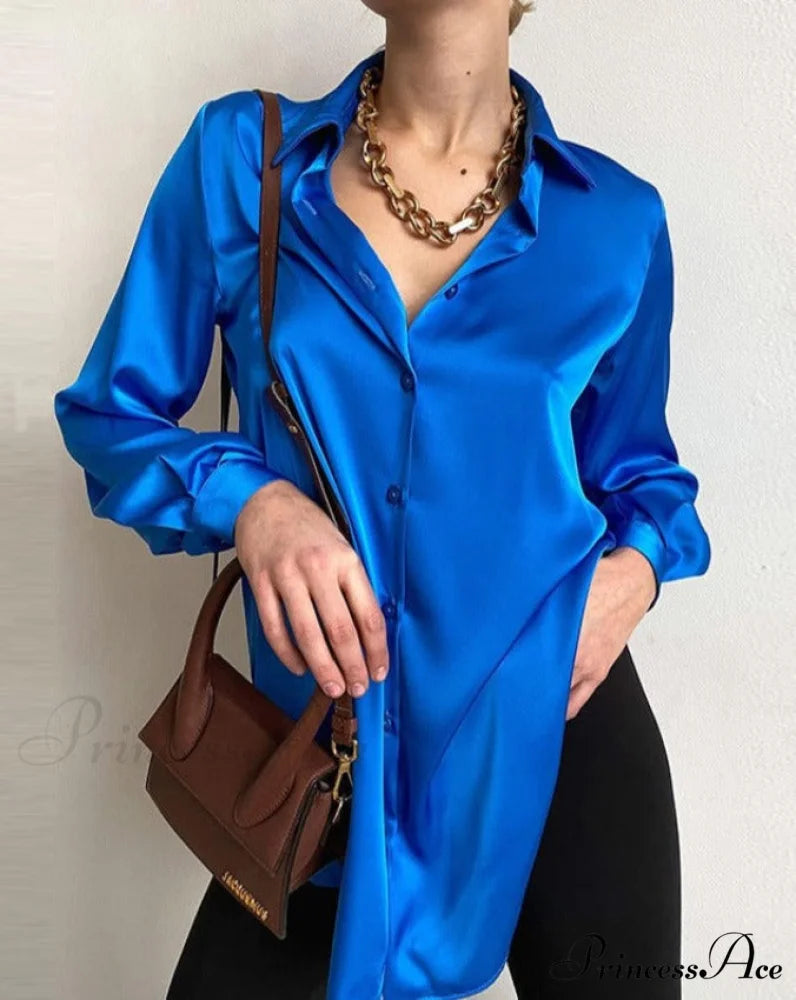 JANASIA Women’s Blouse Blue / S