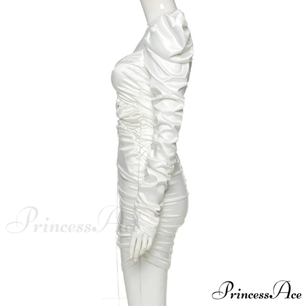JANIS LACE Stylish UP MINI DRESS