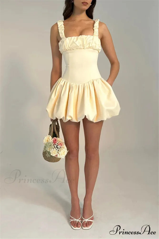 Jasmine Puff Stylish Mini Dress