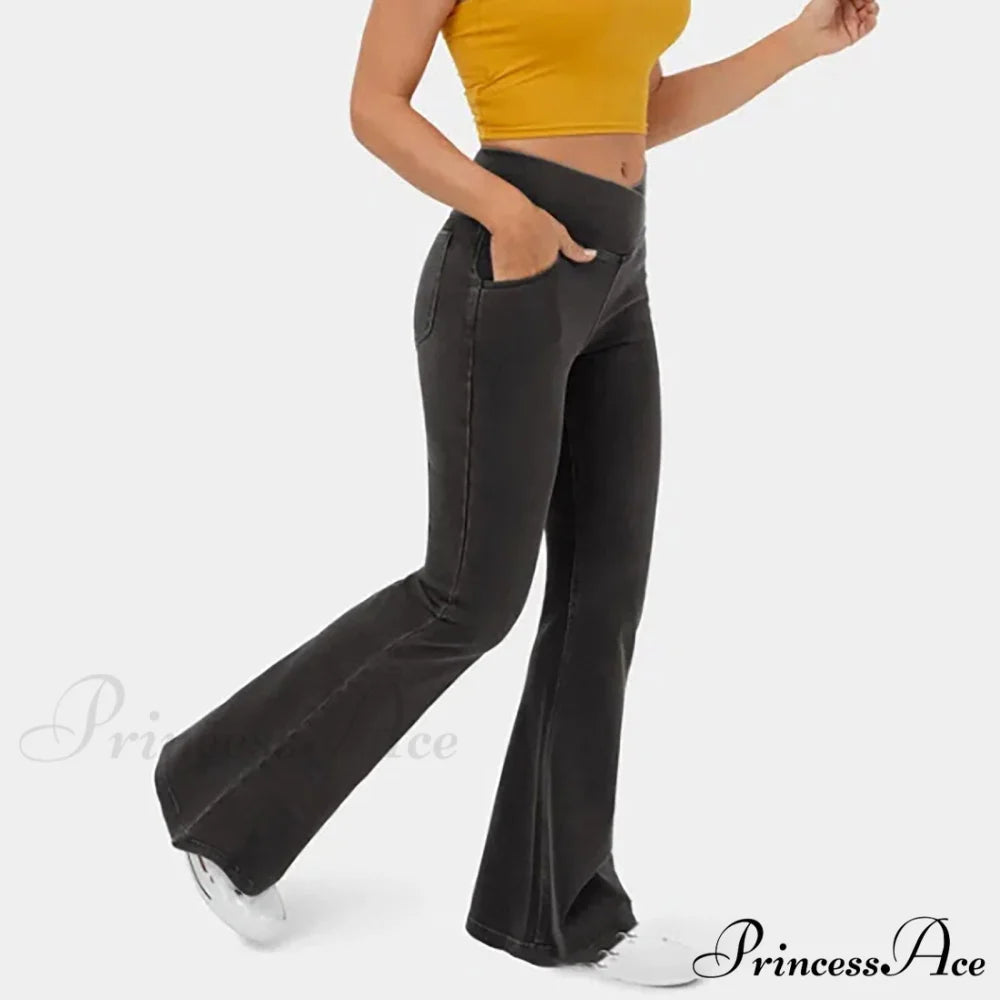 Jean Pants Women Jean Stretch Grey / XS