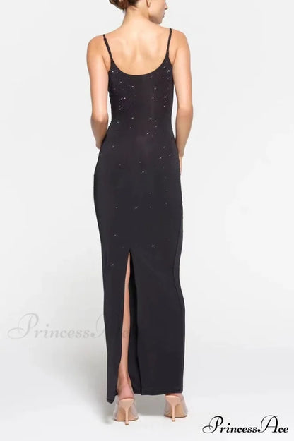 Jelly Sheer Stylish Cami Long Dress